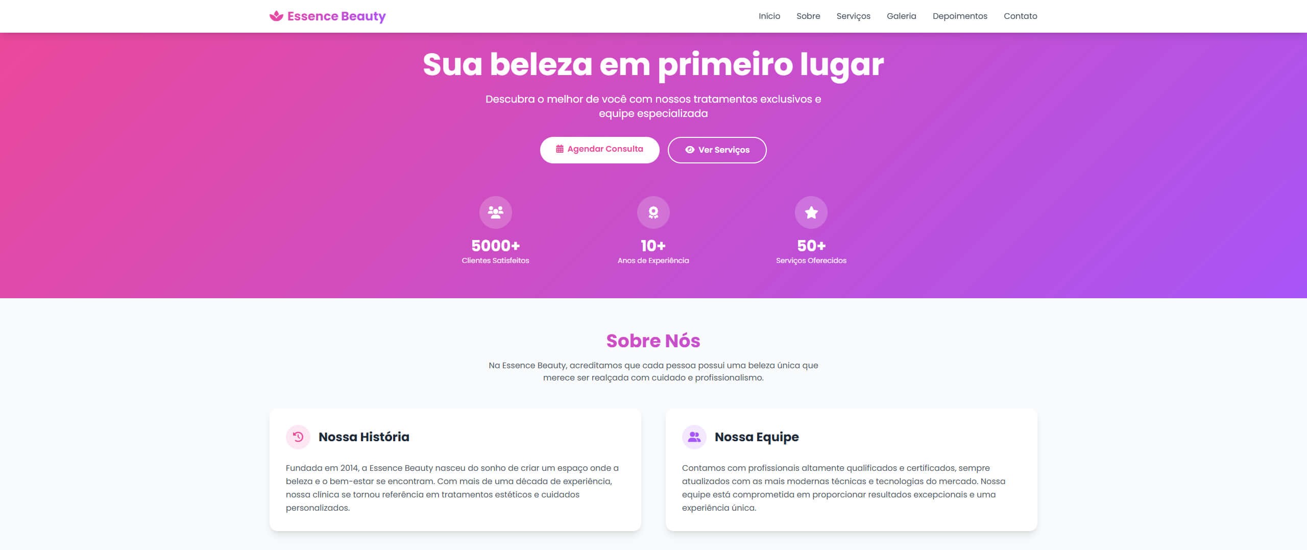 Plataforma de Estética Avançada