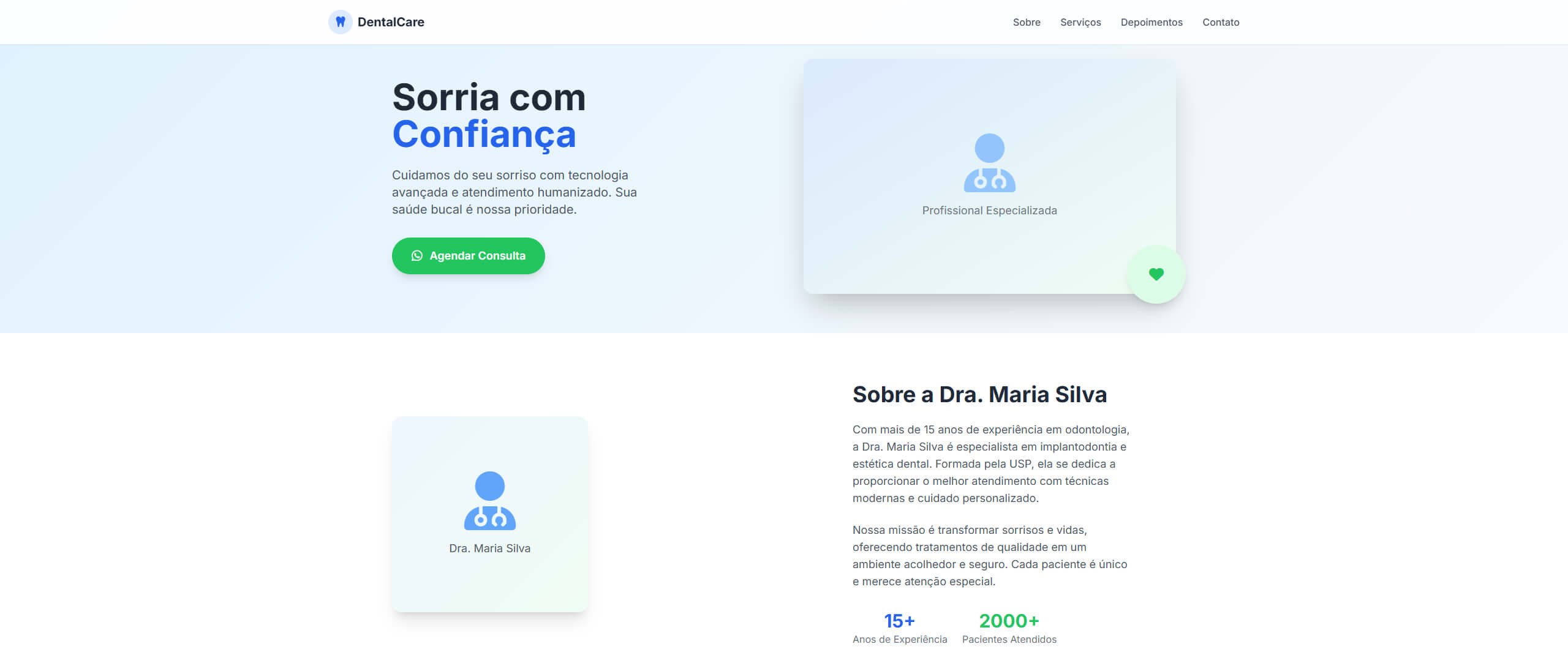Site Odontológico Básico